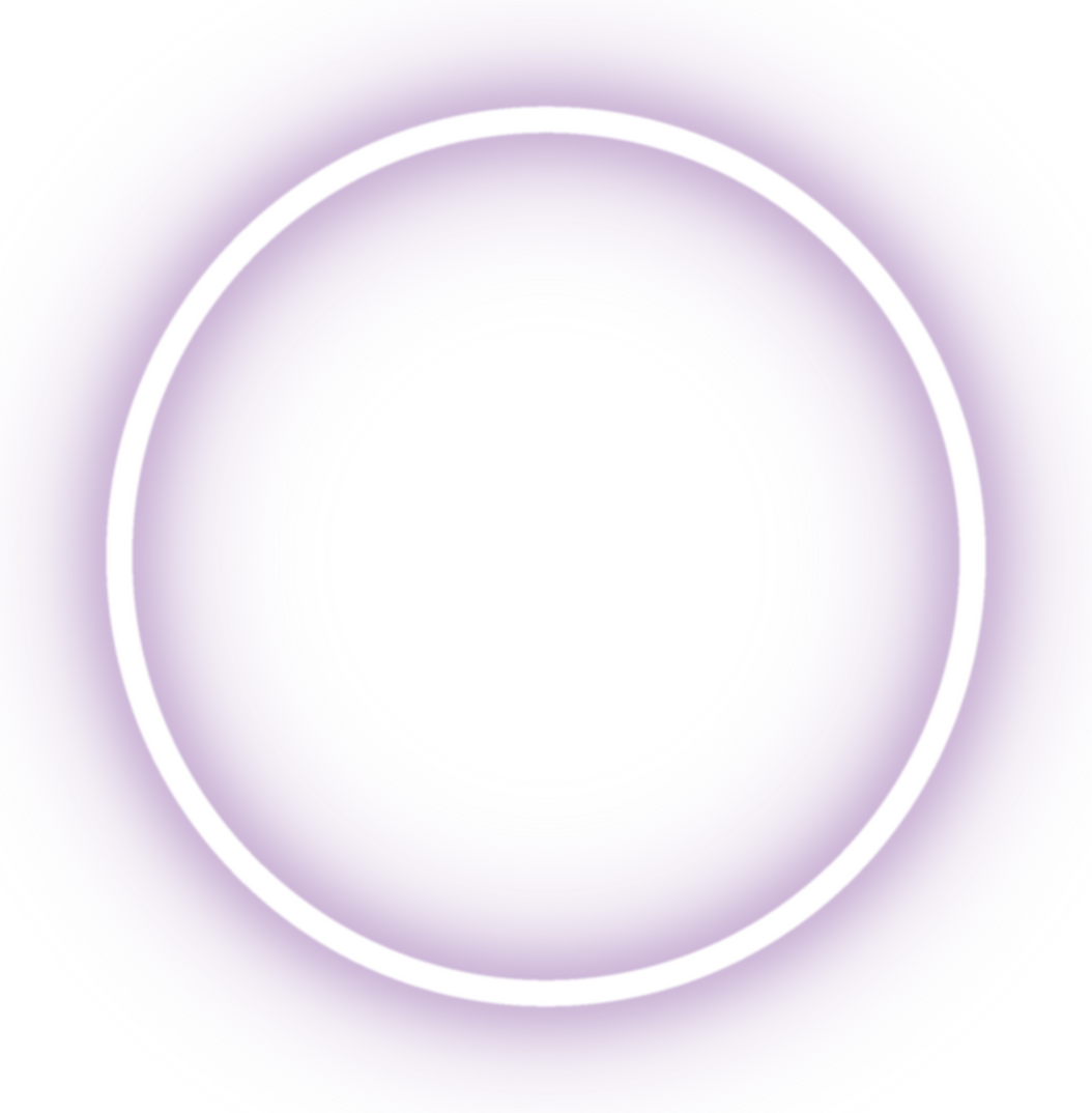 Purple Neon Circle 